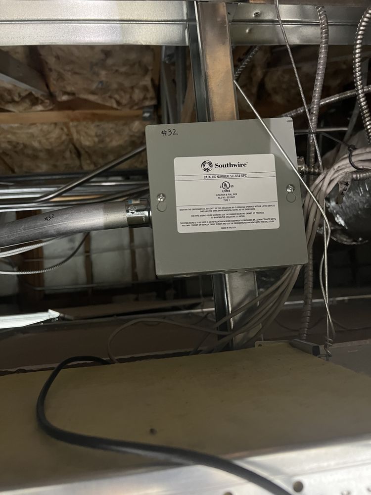 J-box for the ice maker